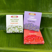 Load image into Gallery viewer, Floral Dhoop Cone Set