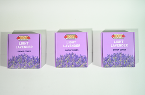 Light Lavender Dhoop Cones