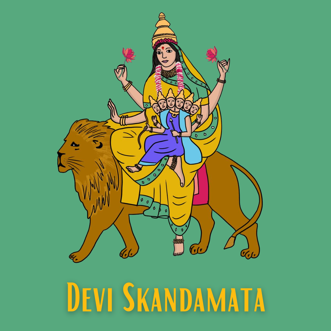 Navratri 5th Day Skandamata Devi Images : Navratri 2020 Pooja, Colour List,  Date, Images, Videos