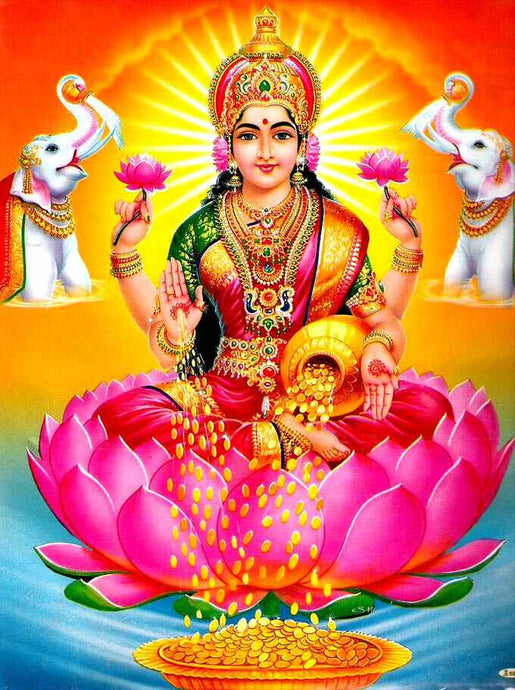 Gaja Lakshmi, Goddess of Elephants | Ashtalakshmi Pooja