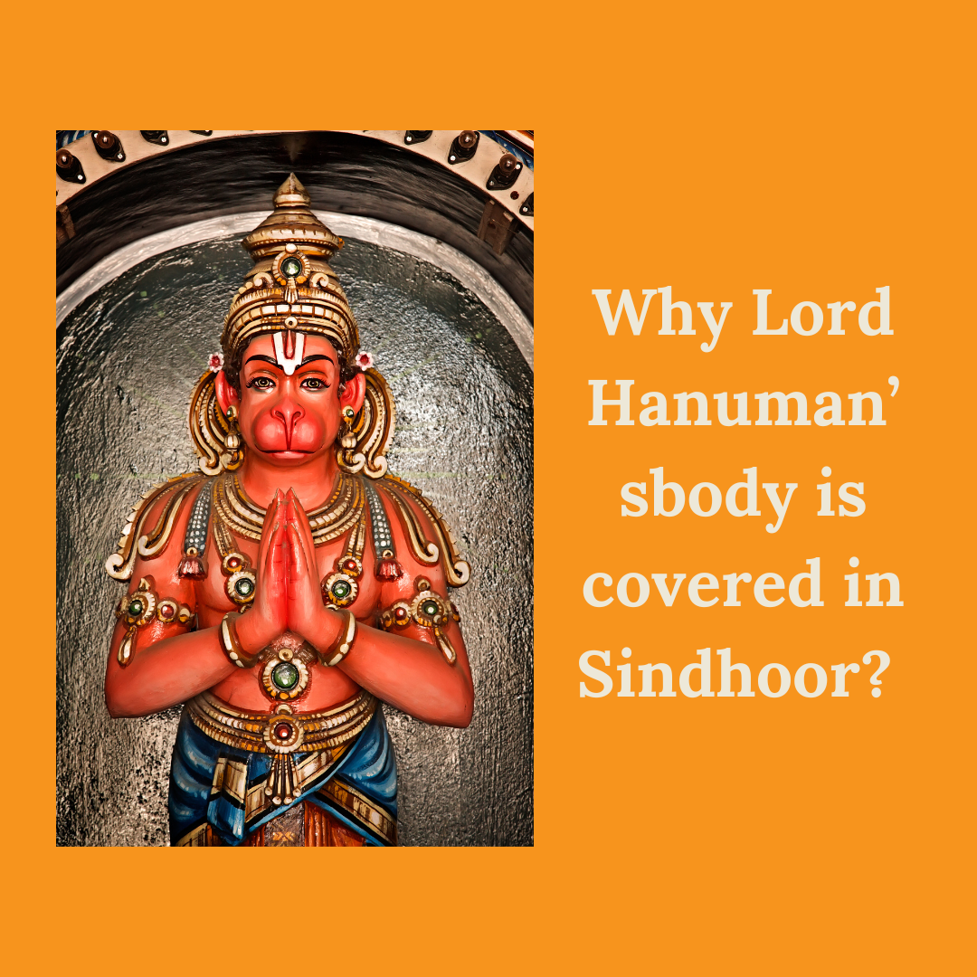 Why Lord Hanuman's body is covered in Sindhoor? – Rosebazaar India