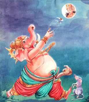 Why did Lord Ganesha curse the Moon? God stories