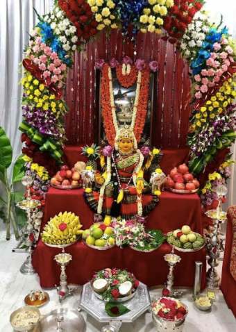 How to decorate you puja room for Varamahalakshmi 2021