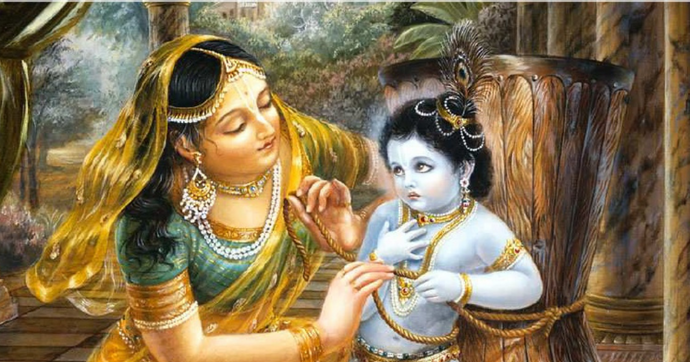 Lord Krishna as a Child: A Playful and Divine Figure