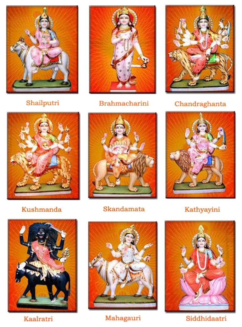 Navdurga | 9 forms of Goddess Durga – Rosebazaar India