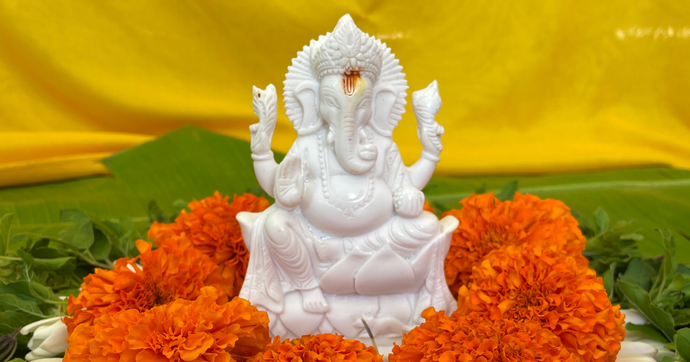 Lord Ganesha's Favorite Flowers and Greens: A Guide to His Beloved Offerings