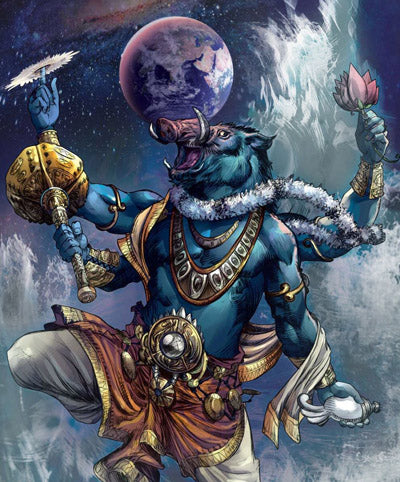 The third avatar of Lord Vishnu | Varaha avatar