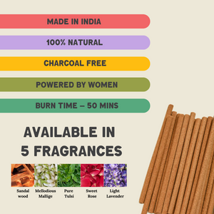 Complete Dhoop Sticks Set: 5 Fragrances